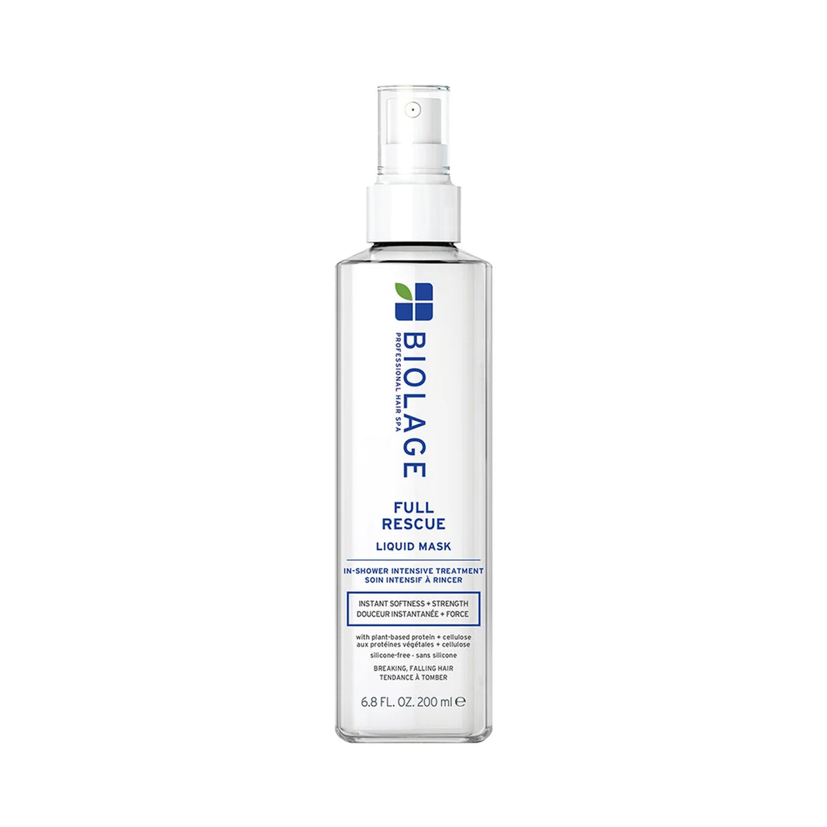 Biolage Full Rescue Liquid Mask 6.8oz Clear spray bottle