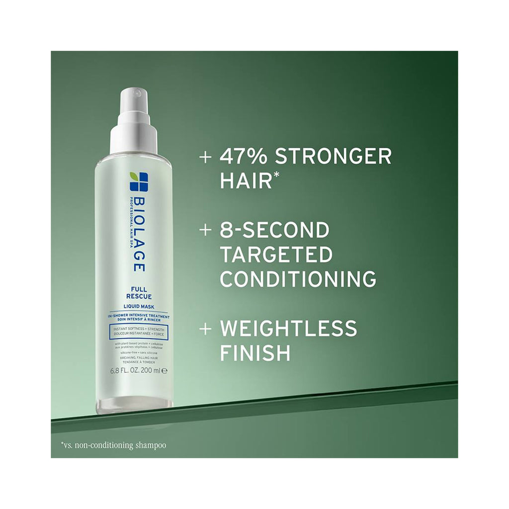 Biolage Full Rescue Liquid Mask stronger hair, 8 second conditioning, weightless finish thumbnail 3