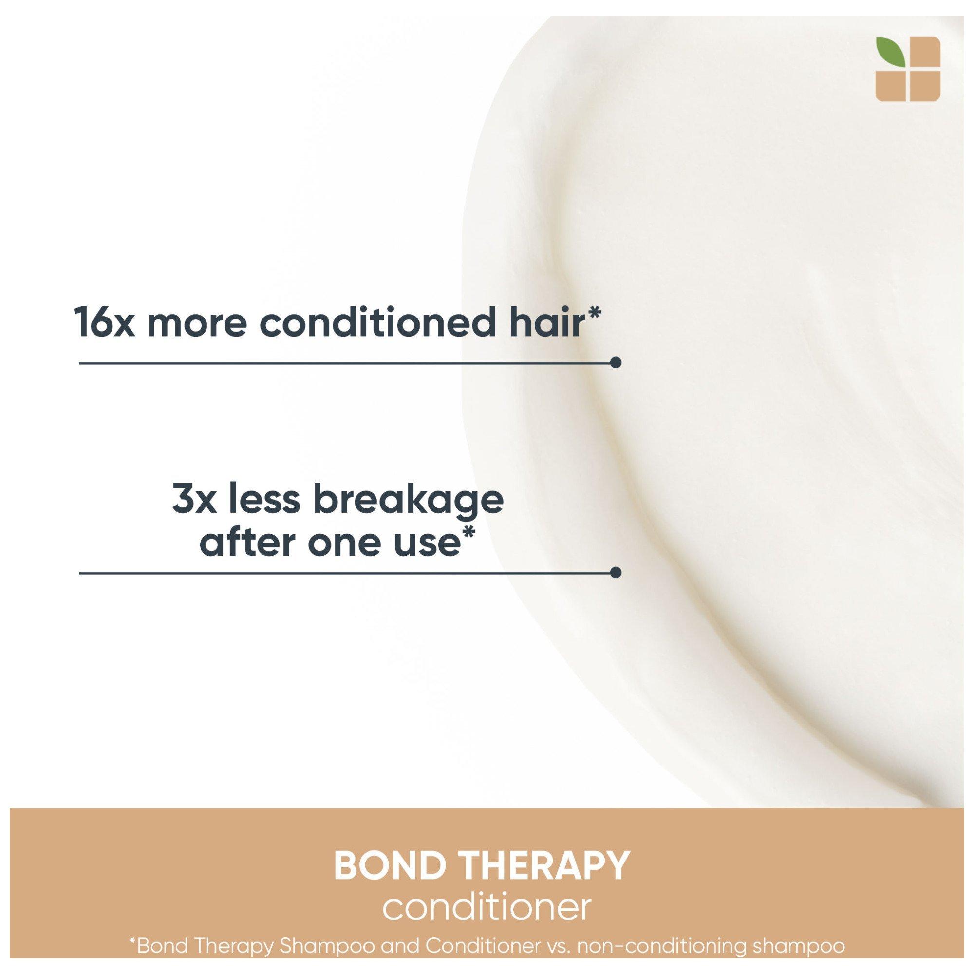Matrix Biolage Bond Therapy Sulfate-Free Shampoo 13.5oz and Bond Therapy Conditioner 9.5oz Duo ($56 Value) / 9.5oz/13.5oz