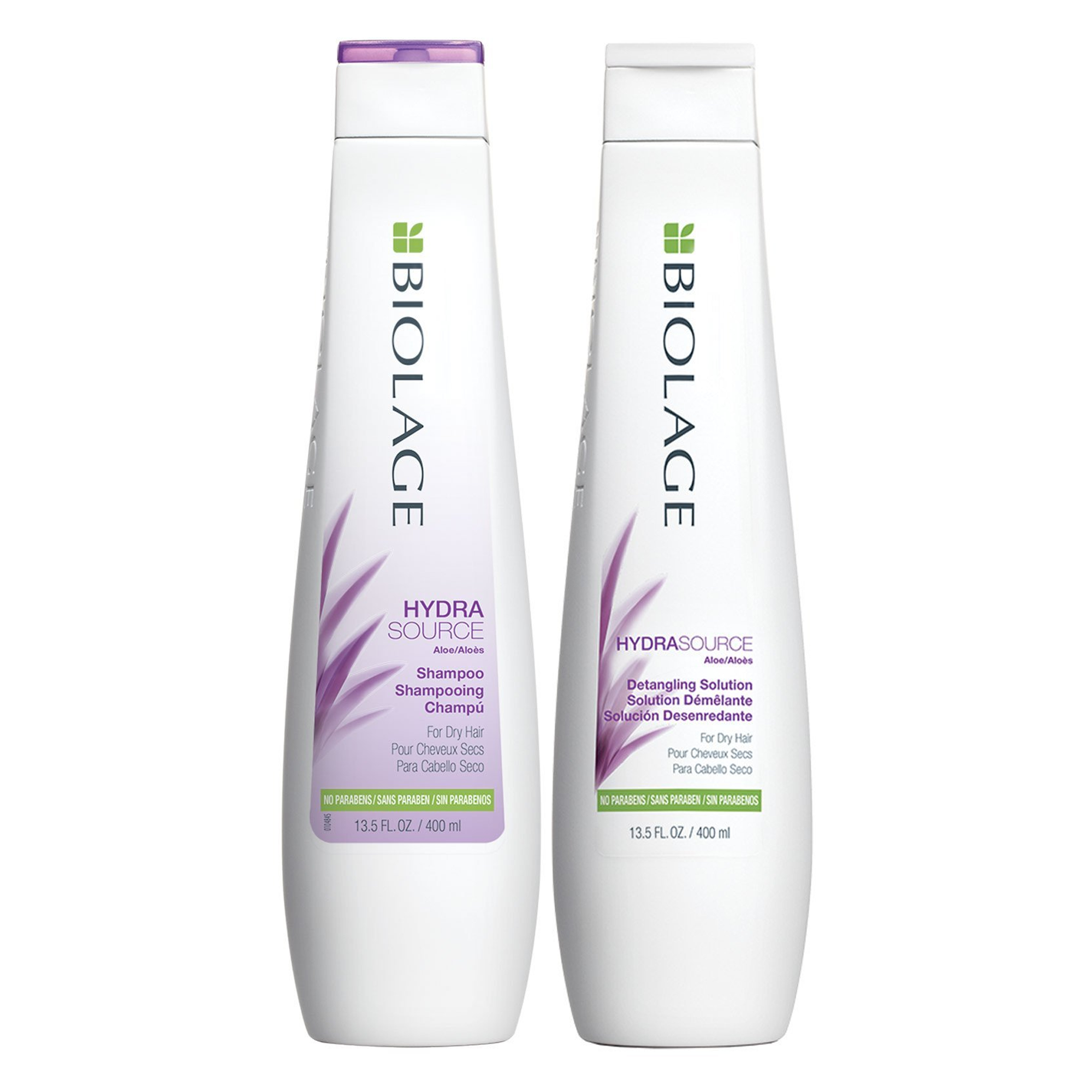 Matrix Biolage HydraSource Shampoo & Detangling Solution 13oz Duo ($46 Value) / 13.OZ