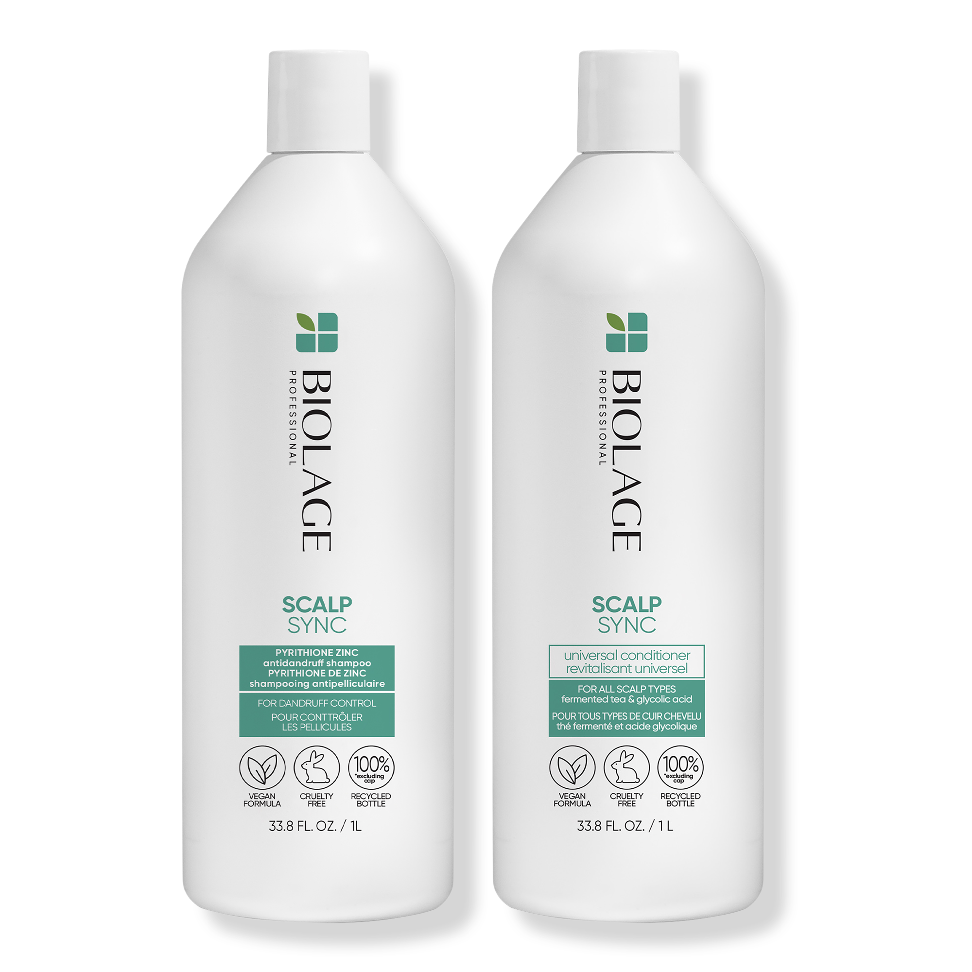 Matrix Biolage Scalp Sync Anti-Dandruff Shampoo and Scalp Sync Universal Conditioner Liter Duo ($84 Value) / 33OZ