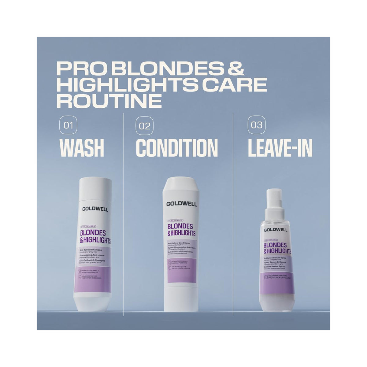 Goldwell Dualsenses Blondes & Highlights Brilliance Serum Spray / 5OZ, image 46157002178710