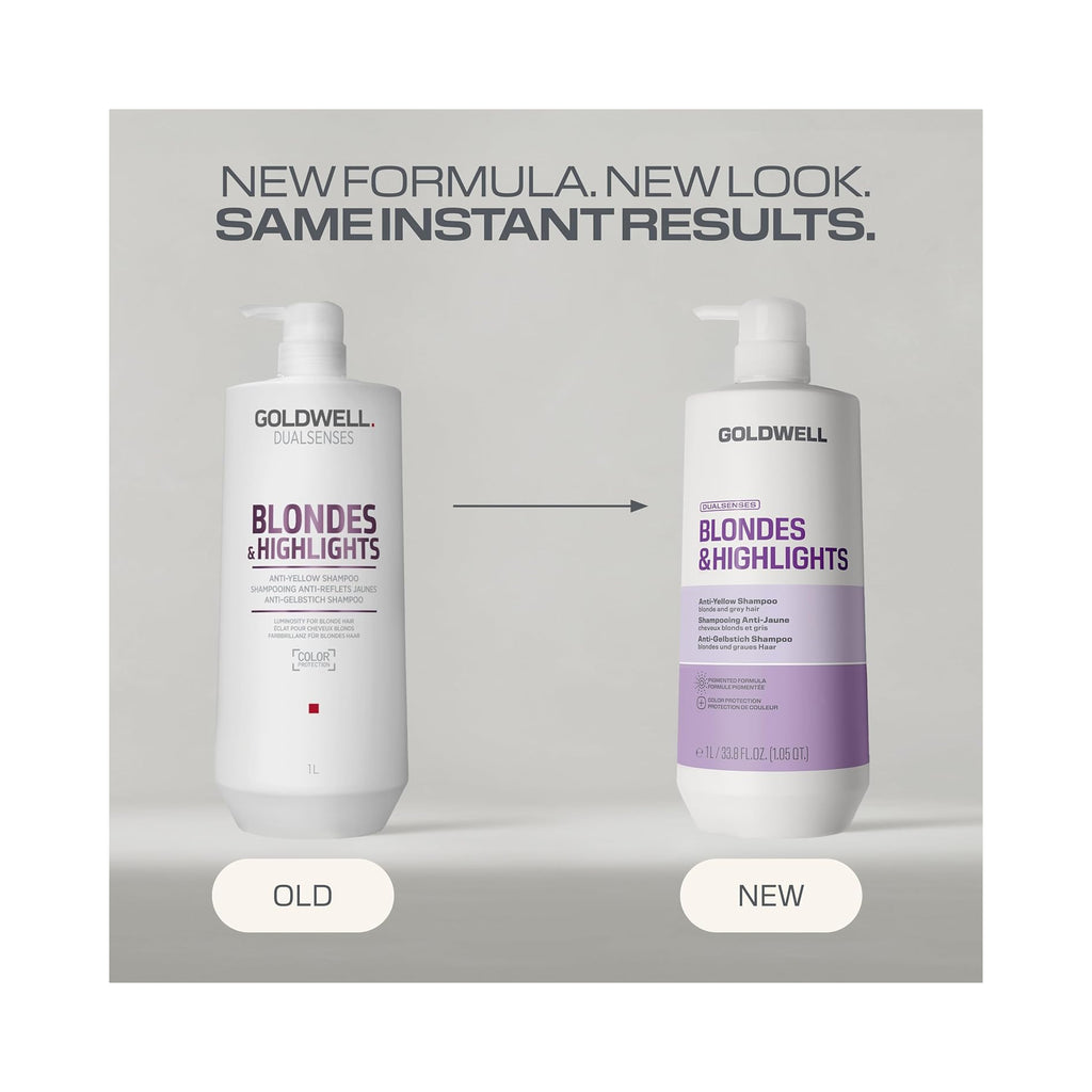 Goldwell Dualsenses Blondes & Highlights Anti-Yellow Shampoo - 33.8oz / 33.8OZ thumbnail 2
