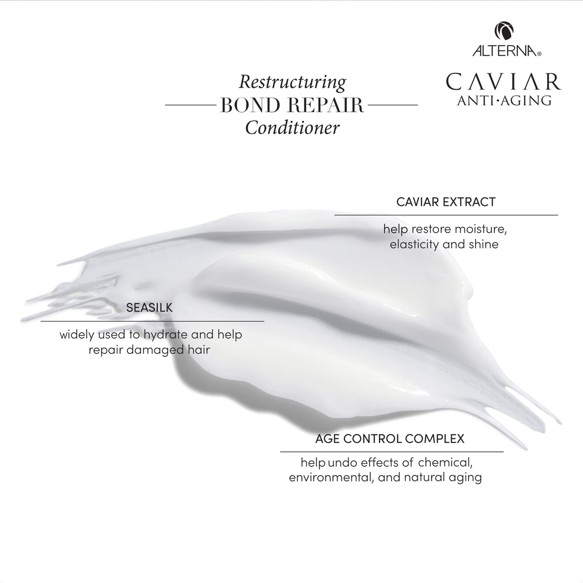 Alterna Caviar Anti-Aging Restructuring Bond Repair Conditioner / 16.5OZ, image 27585624014998
