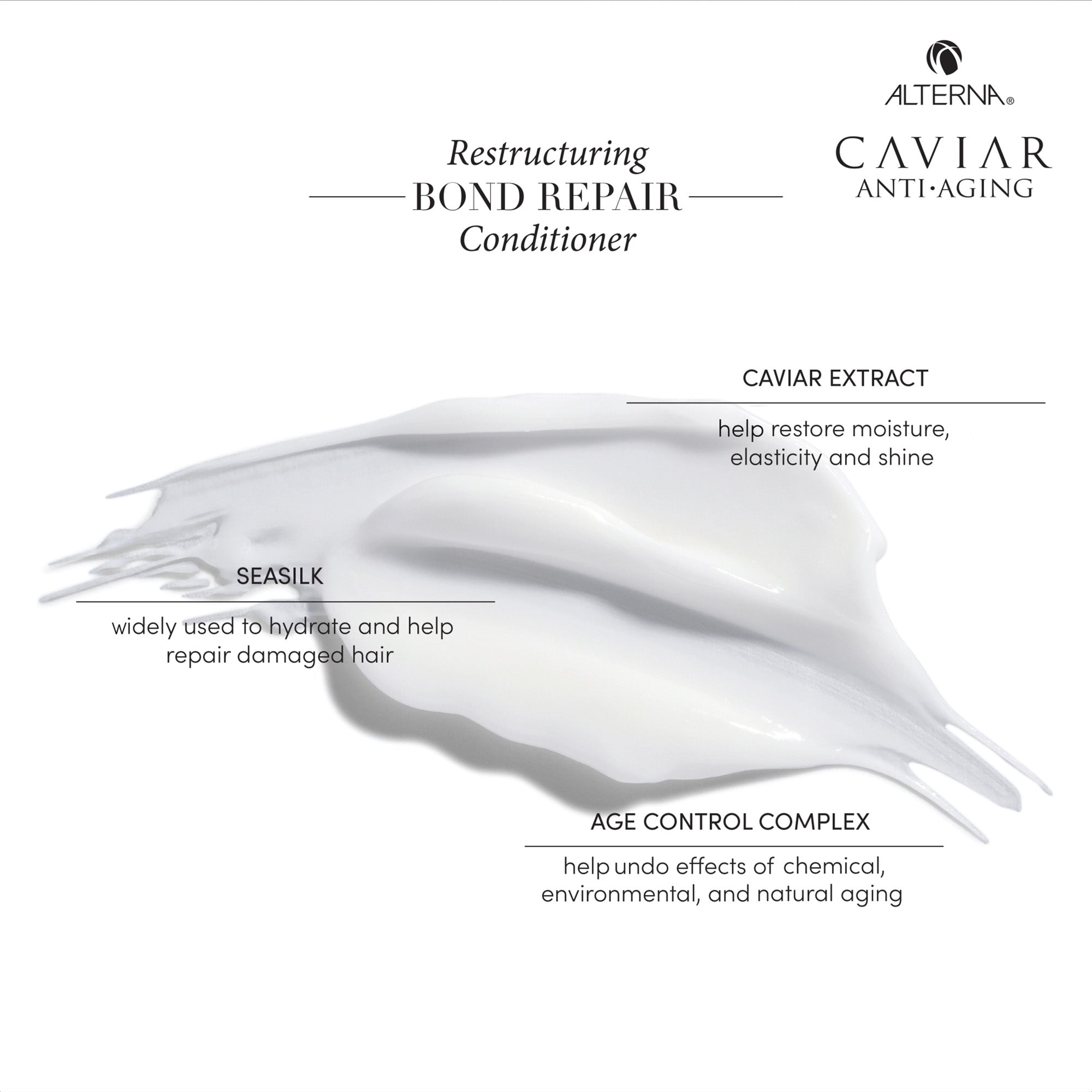 Alterna Caviar Anti-Aging Restructuring Bond Repair Conditioner / 16.5OZ