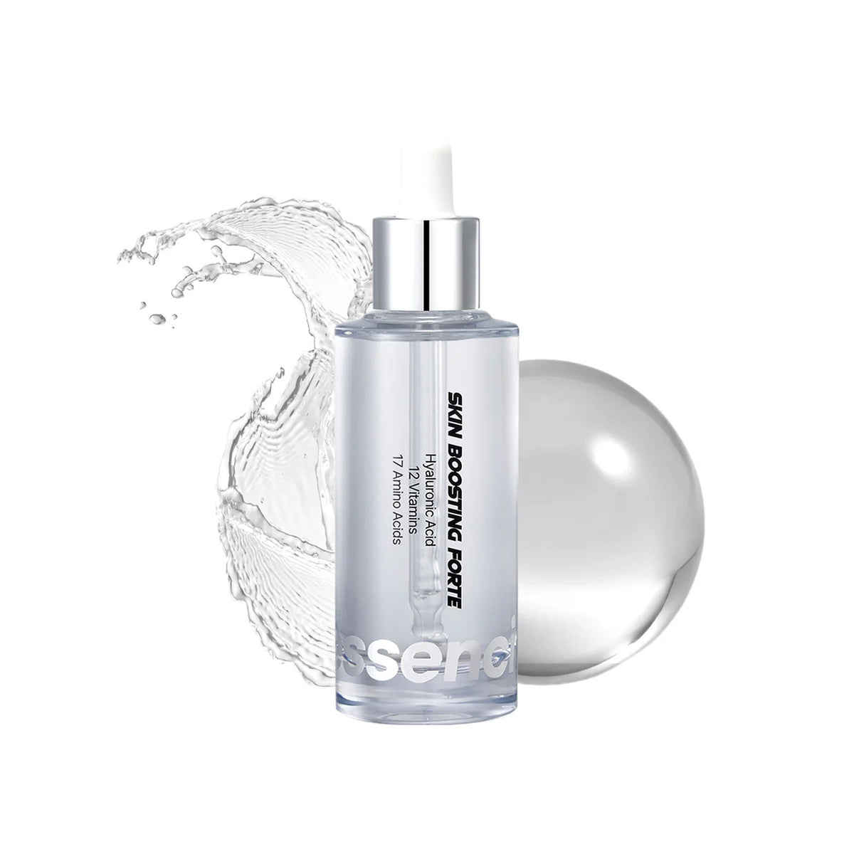 Essenciel Skin Boosting Forte Ampoule 1.69 oz clear bottle with dropper and image of liquid, image 46267784102038