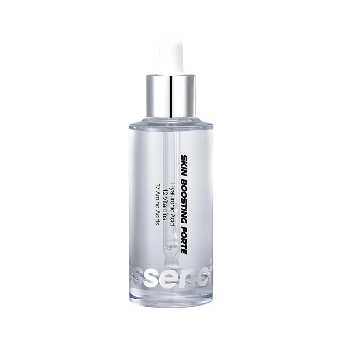 Essenciel Skin Boosting Forte Ampoule 1.69 oz clear bottle with dropper