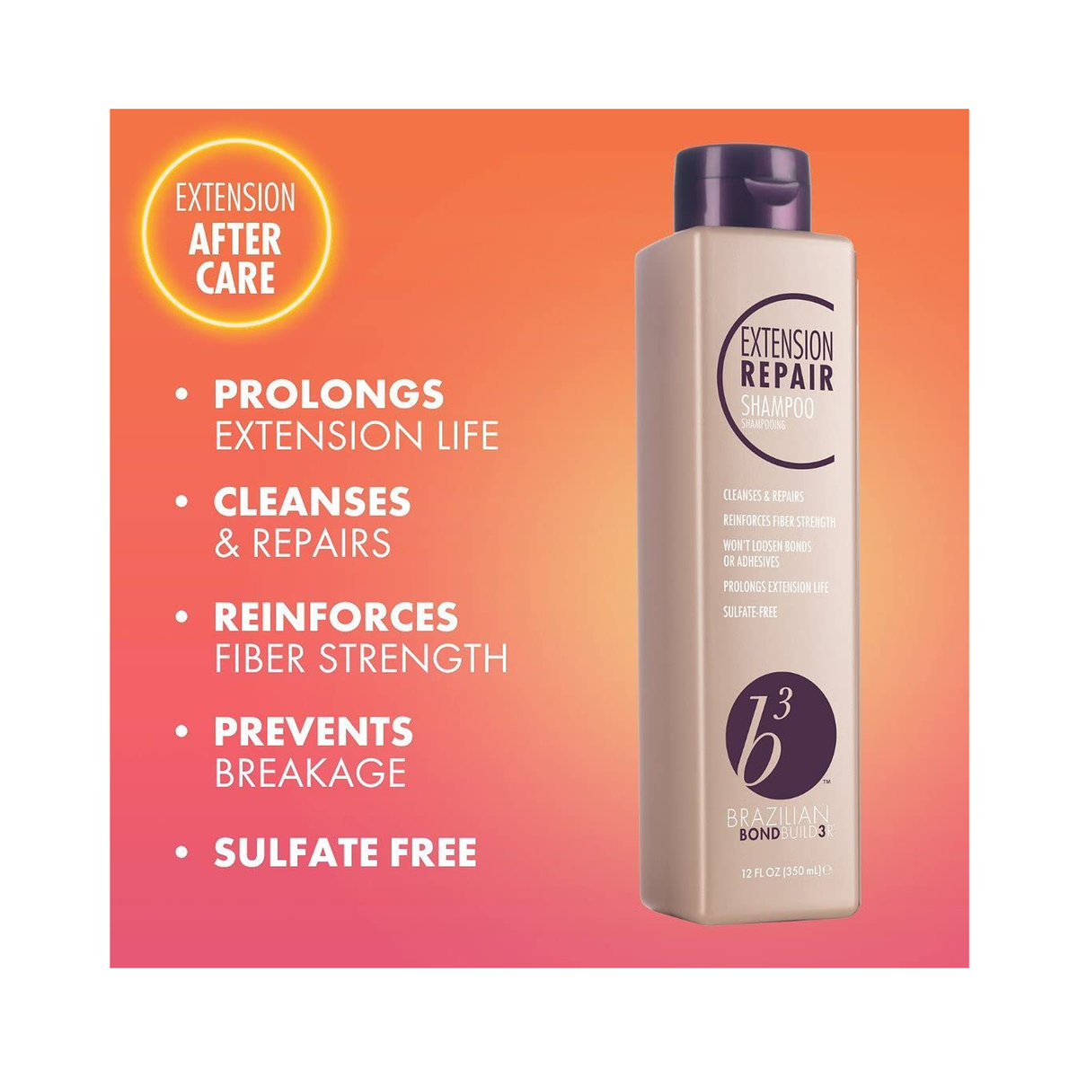 Brazilian Blowout b3 Extension Repair Shampoo & Conditioner Duo