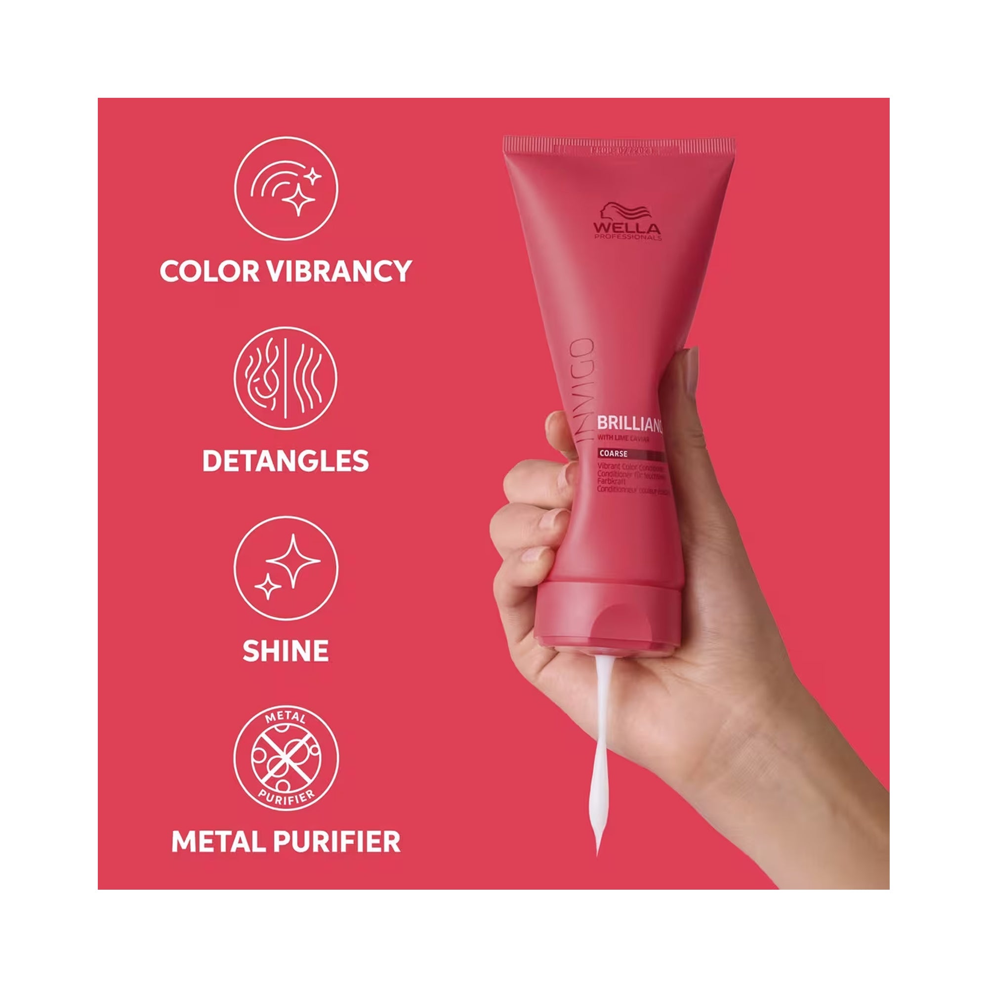 Wella Invigo Brilliance Conditioner - Coarse Colored Hair / 33.8OZ