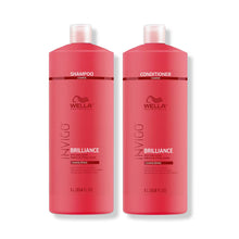 Wella Invigo Brilliance Shampoo and Conditioner - Coarse Colored Hair Liter Duo ($76.80 Value) / 33.OZ