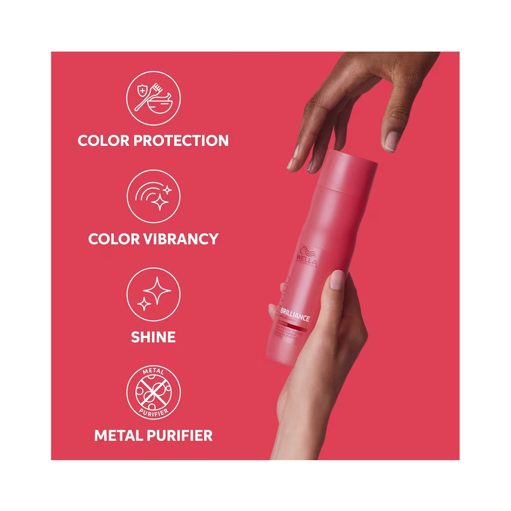 Wella Invigo Brilliance Shampoo - Coarse Colored Hair / 33.8OZ thumbnail 6