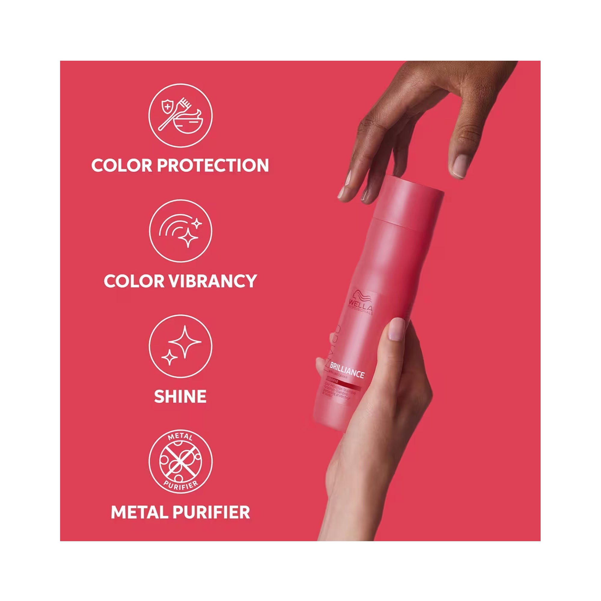 Wella Invigo Brilliance Shampoo - Coarse Colored Hair / 33.8OZ