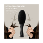 LUNA London DETANGLER Hair Brush for Wet & Dry Hair / PHANTOM BLACK