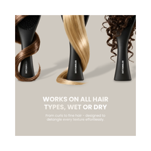 LUNA London DETANGLER Hair Brush for Wet & Dry Hair / PHANTOM BLACK