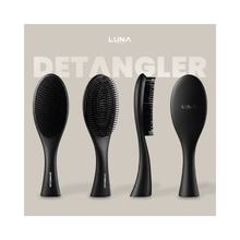 LUNA London DETANGLER Hair Brush for Wet & Dry Hair / PHANTOM BLACK