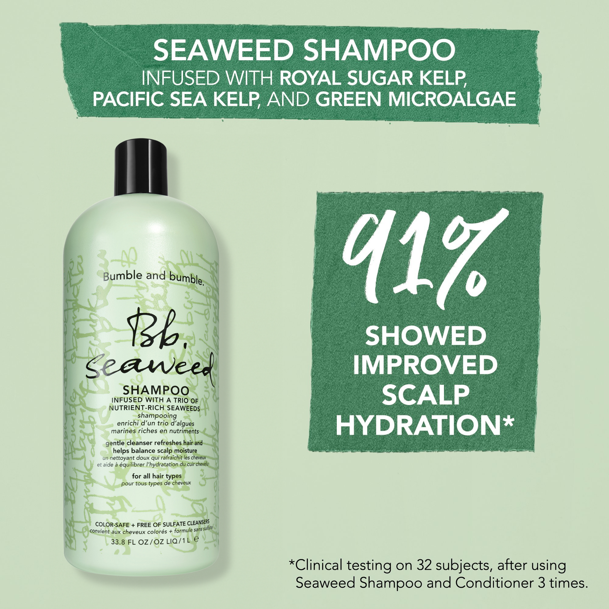 Bumble and bumble Seaweed Shampoo / 33OZ
