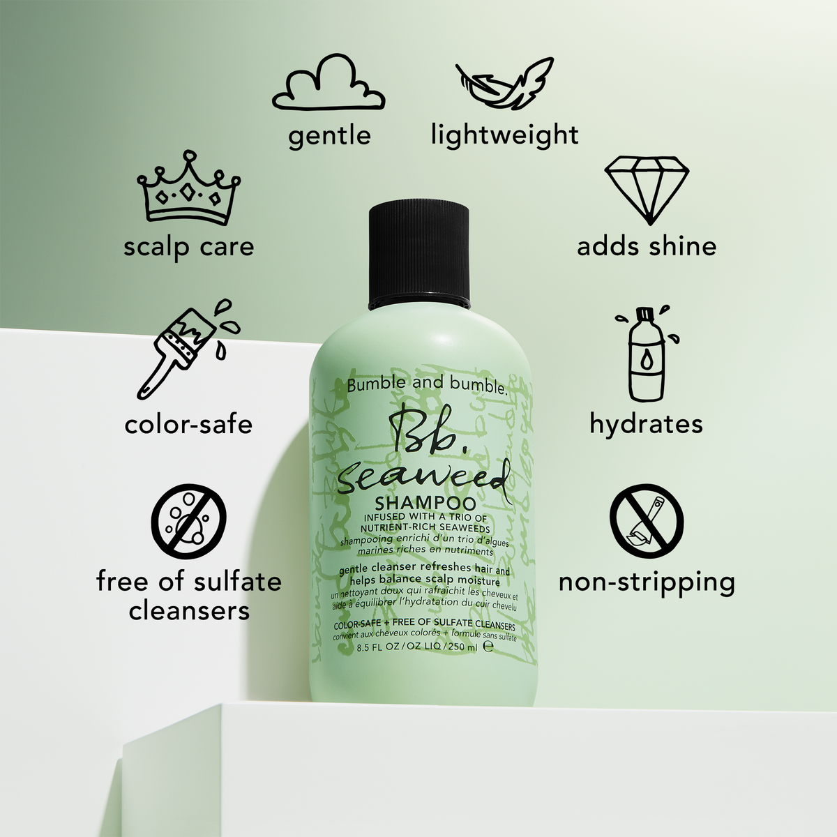 Bumble and bumble Seaweed Shampoo / 8OZ, image 27506450792598