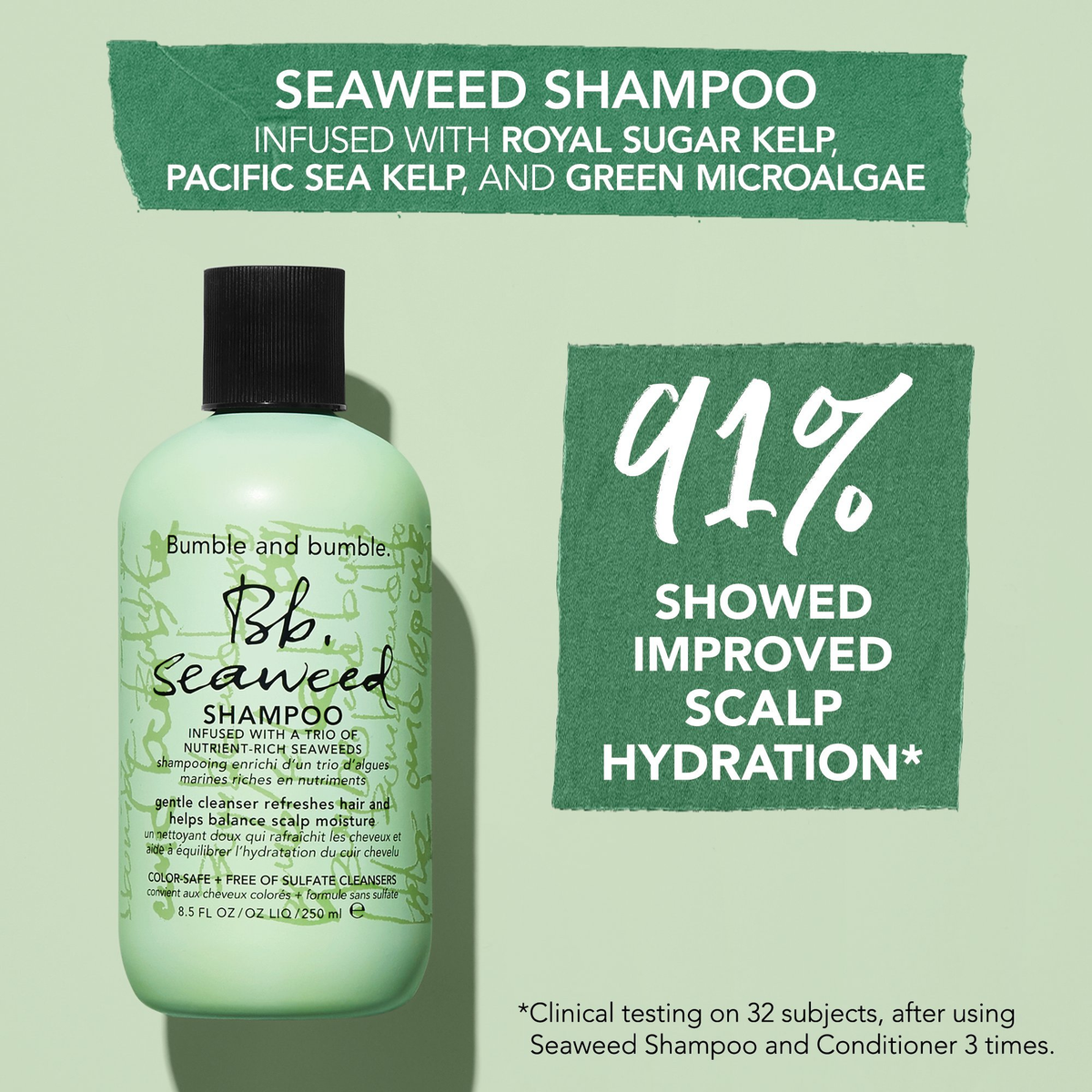Bumble and bumble Seaweed Shampoo / 8OZ, image 27506450825366