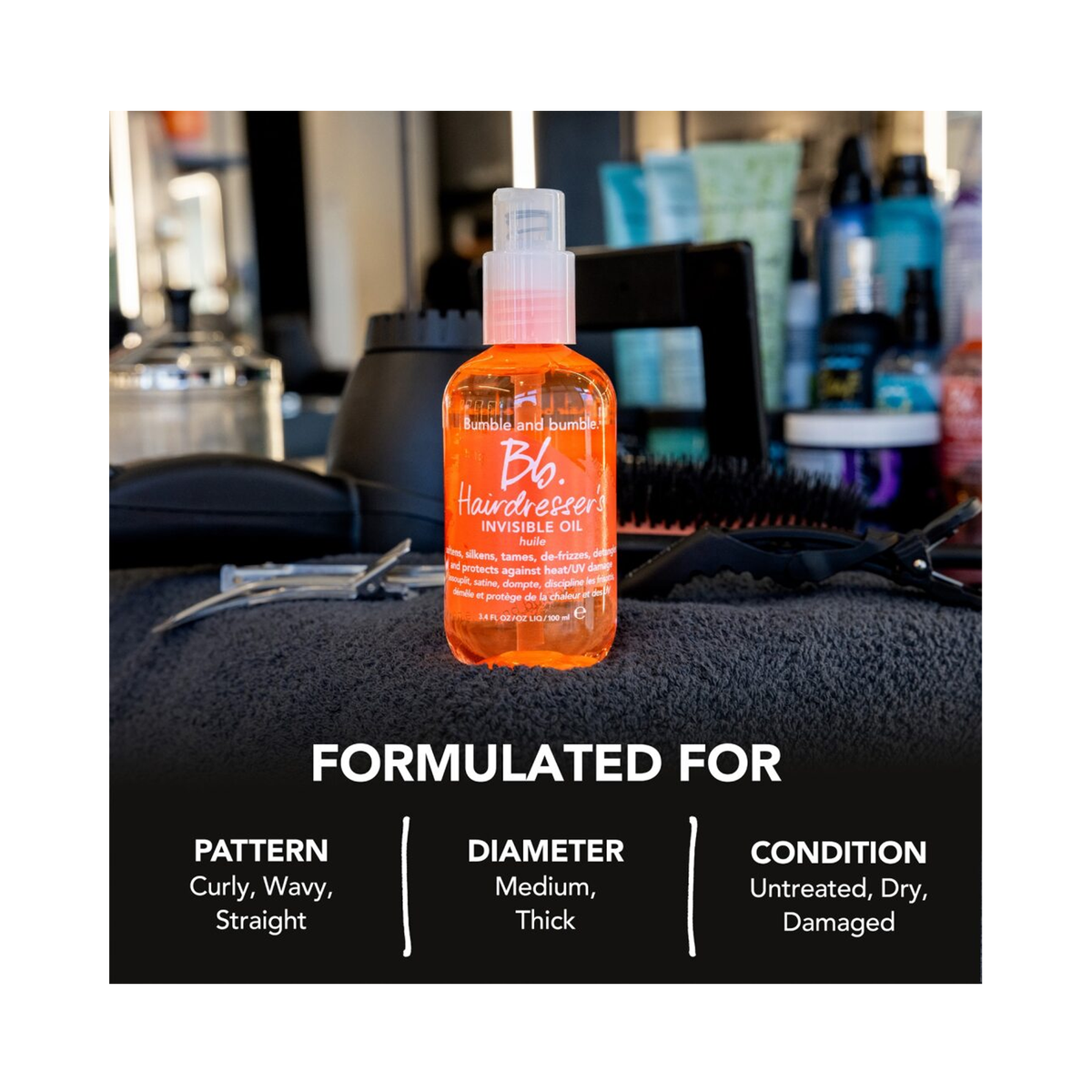 Bumble and bumble Hairdressers Invisible Oil 3.4OZ / 3.4OZ, image 30669482459286