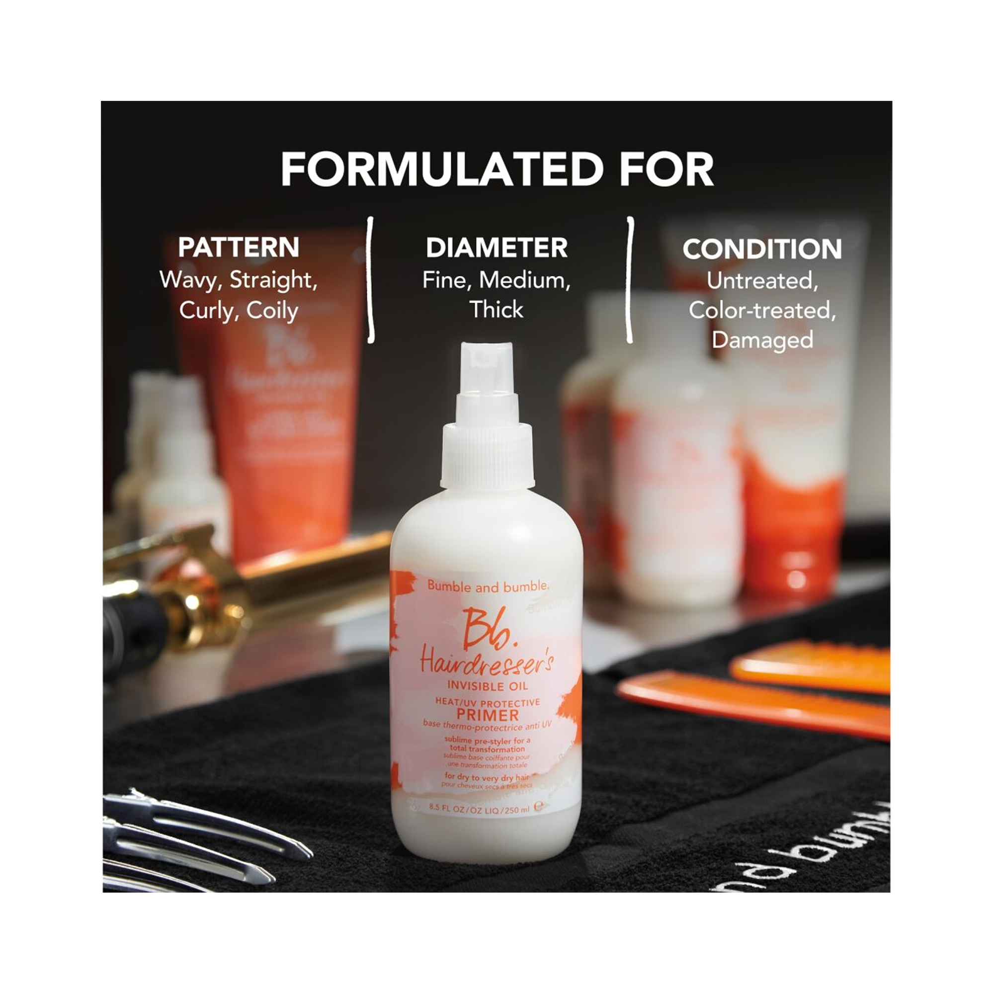 Bumble and bumble Hairdresser's Invisible Oil Heat/UV Protective Primer / 8.5OZ