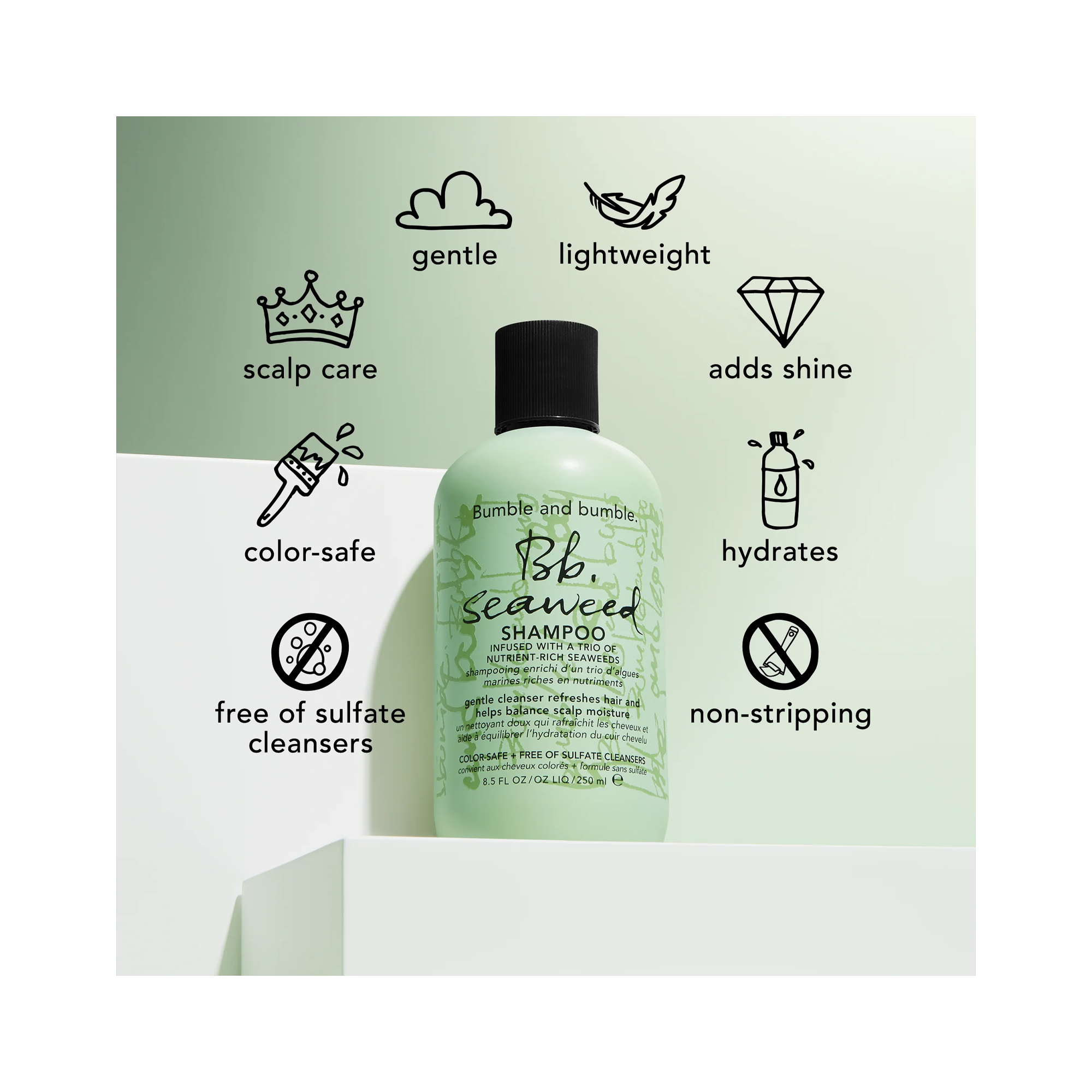 Bumble and bumble Seaweed Shampoo 8.5oz & Conditioner 6.7oz Duo / DUO