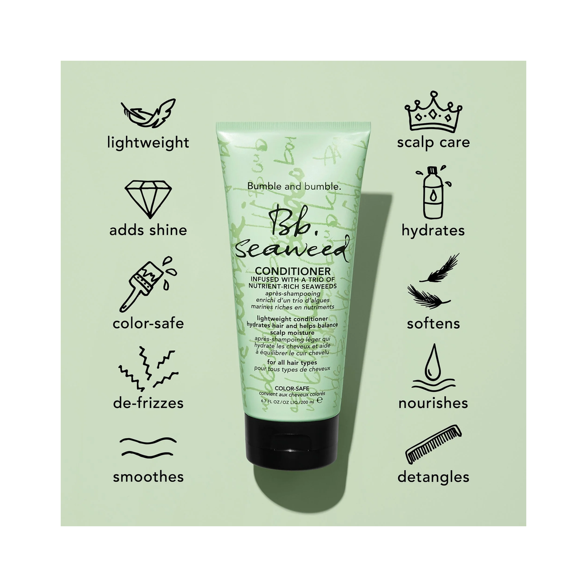 Bumble and bumble Seaweed Shampoo 8.5oz & Conditioner 6.7oz Duo / DUO, image 30729669443734