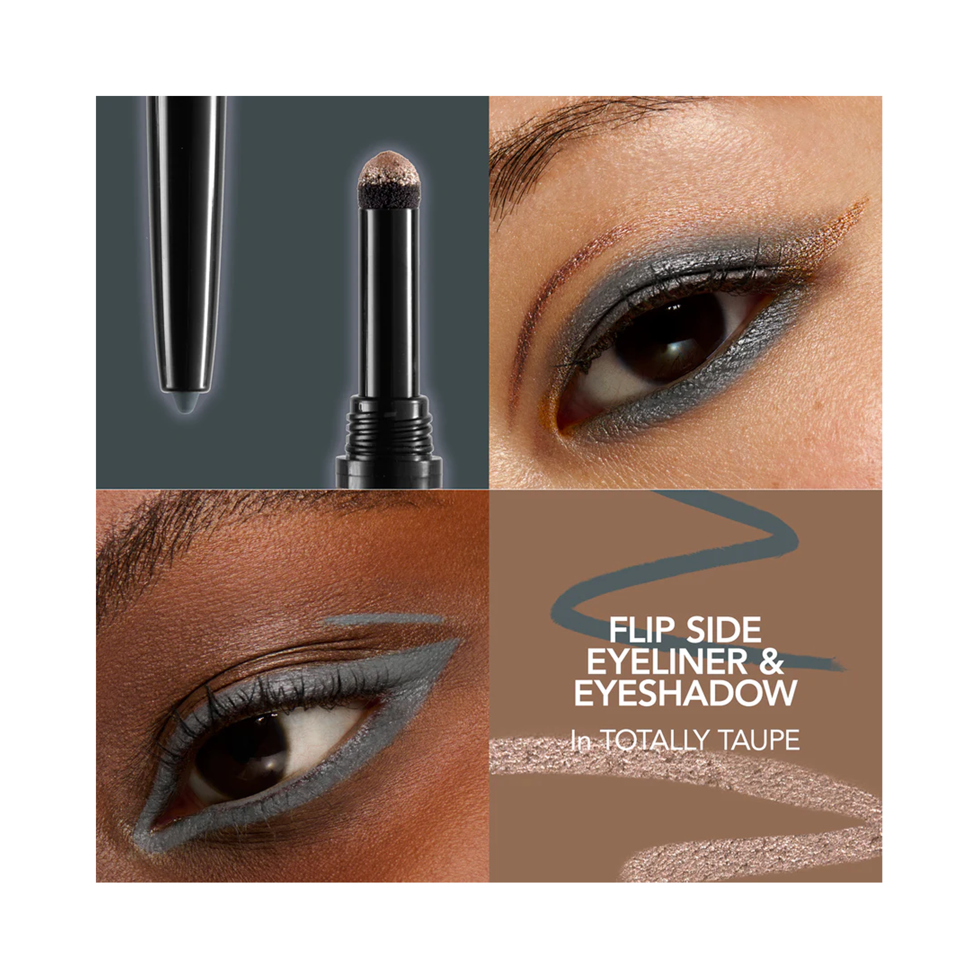 Buxom Flip Side Liner & Shadow Duo TOTALLY TAUPE / TOTALLY TAUPE