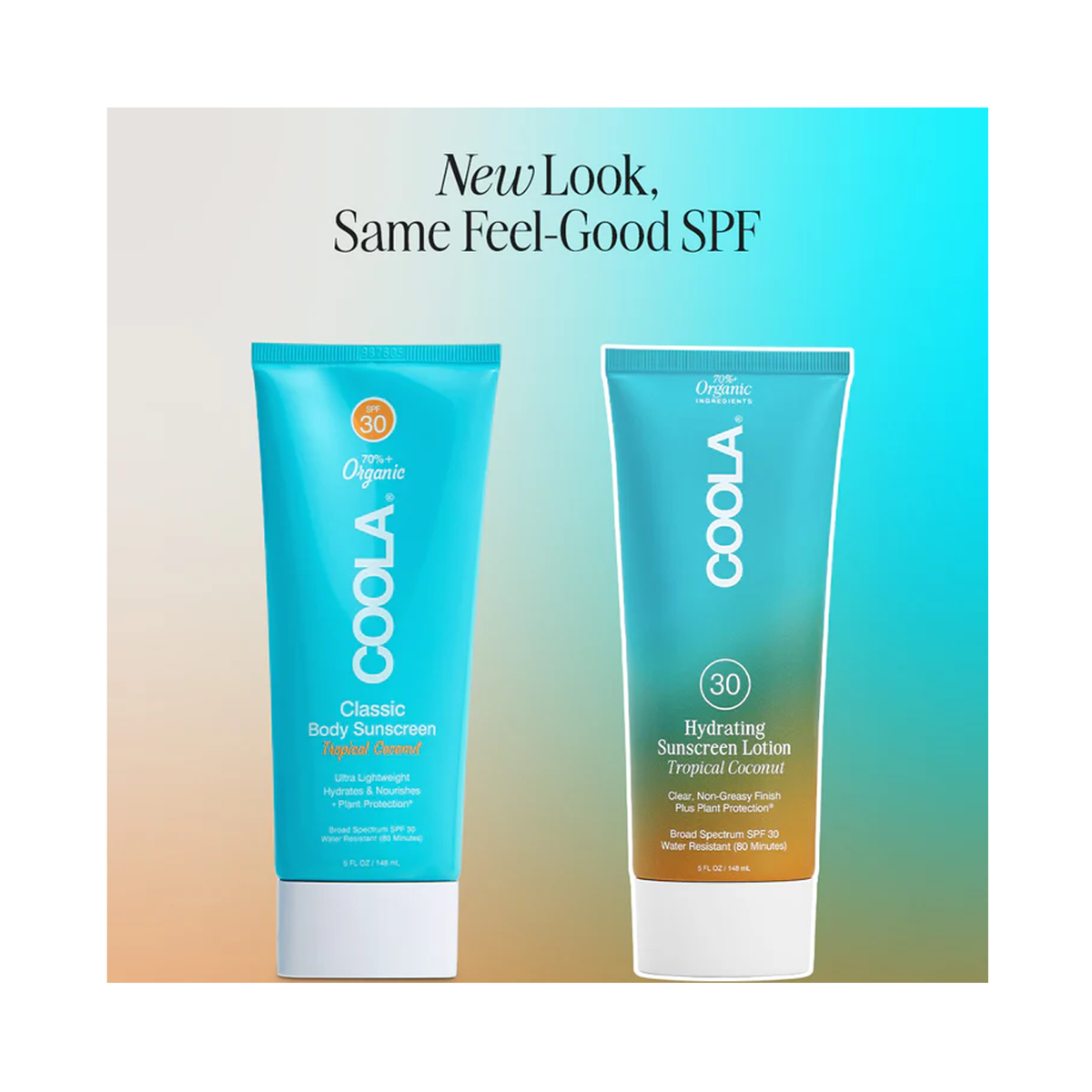 COOLA Suncare Classic Body Organic Sunscreen Lotion SPF 30  - Tropical Coconut / 5OZ, image 29742088028310