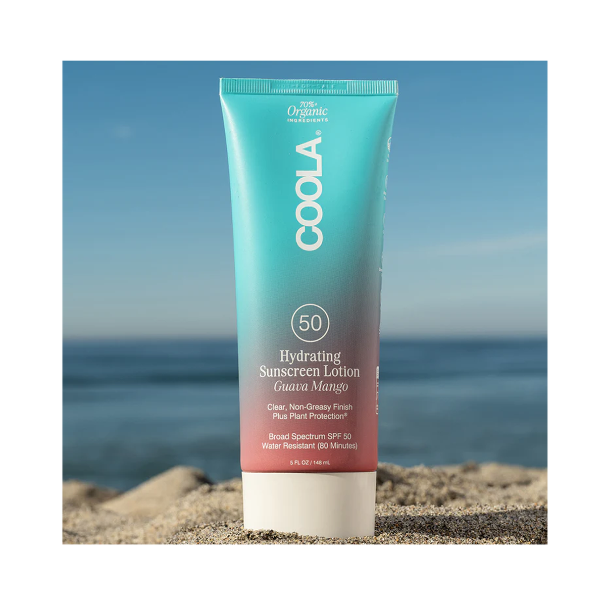 COOLA Suncare Classic Body Organic Sunscreen Lotion SPF 50 - Guava, image 29742150320278