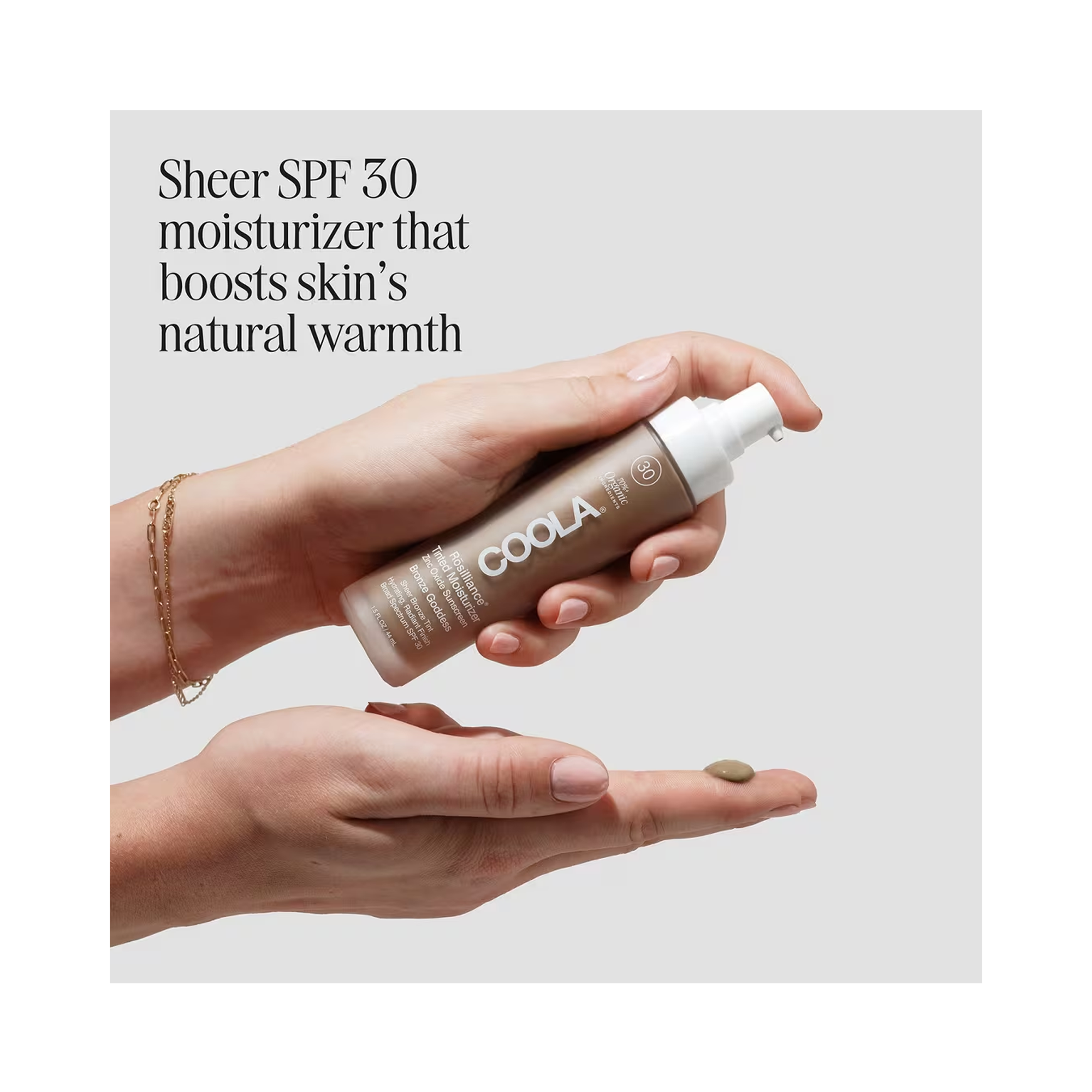 COOLA Suncare Rosilliance Mineral BB + Cream Tinted Organic Sunscreen SPF 30 - Bronze Goddess / Bronze Goddess