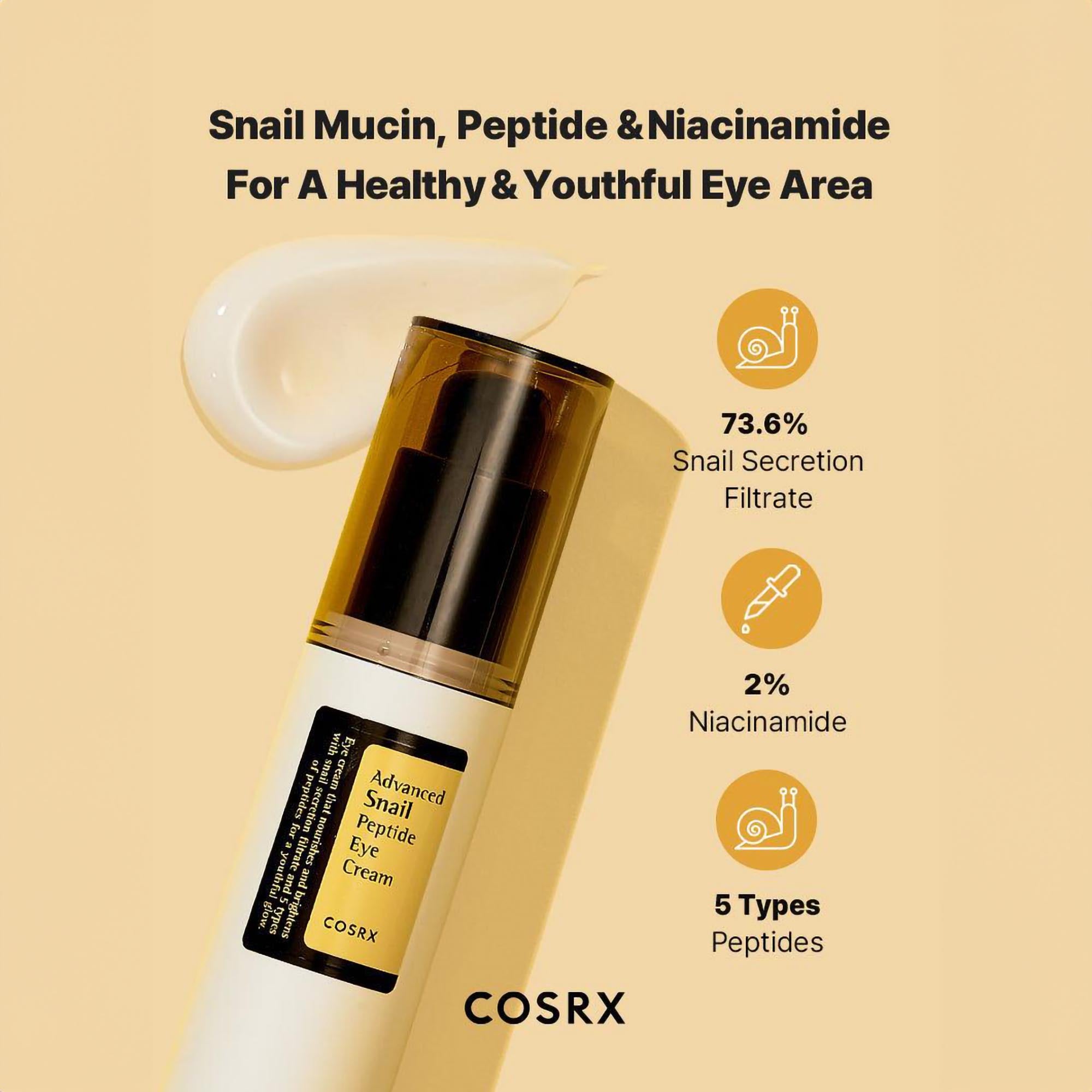 COSRX Advanced Snail Peptide Eye Cream / 0.85OZ