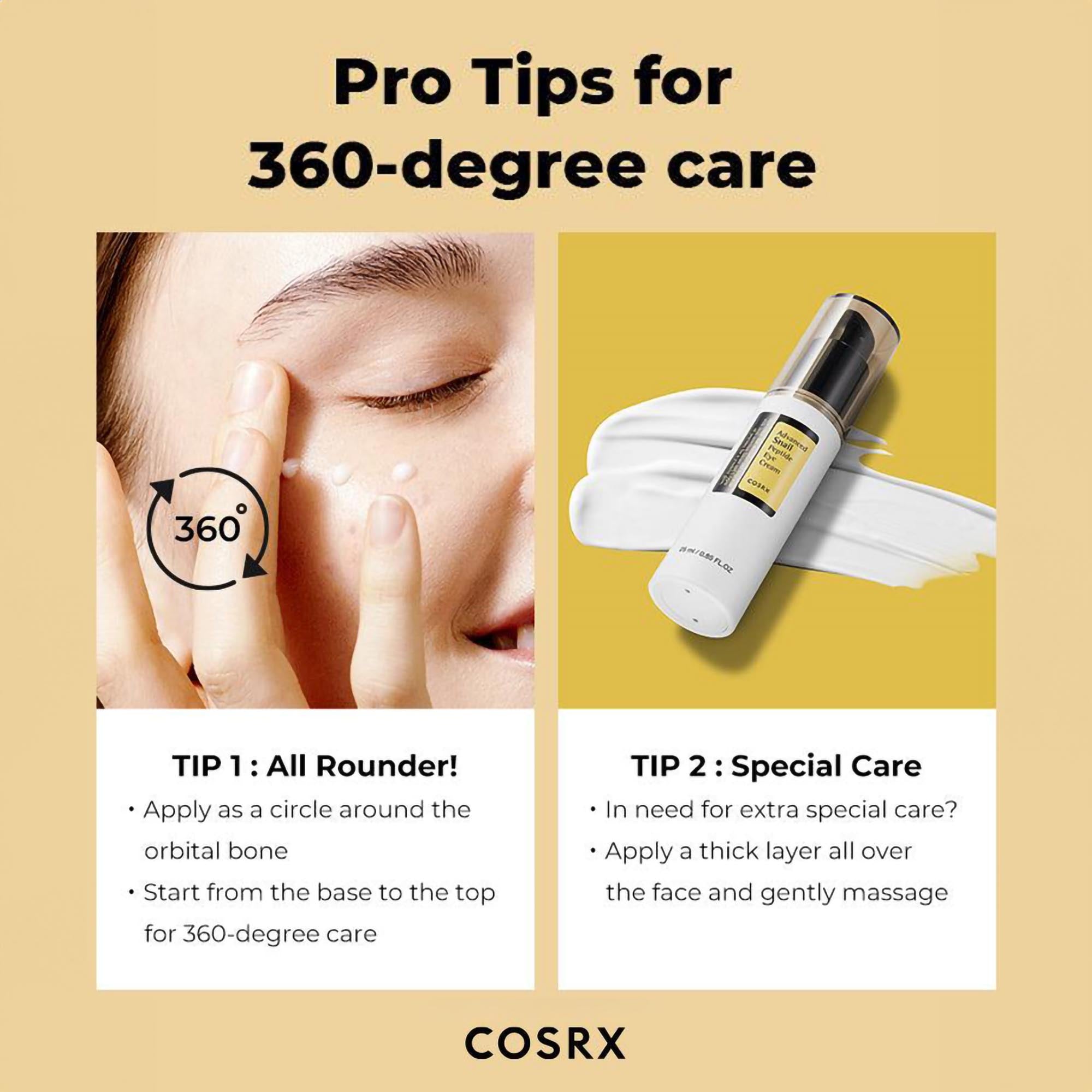 COSRX Advanced Snail Peptide Eye Cream / 0.85OZ