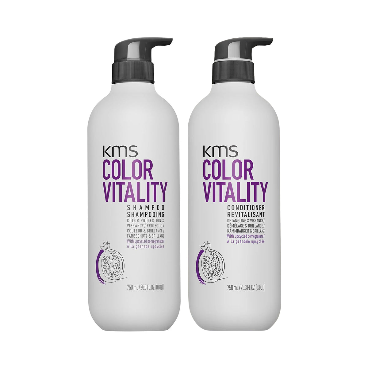 KMS ColorVitality Shampoo & Conditioner Duo / 25OZ