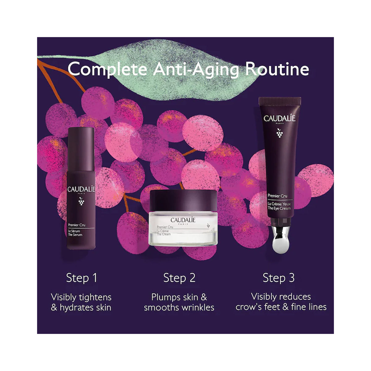 Caudalie Premier Cru Anti-Aging Routine - Holiday 2026 / SET, image 46248939618454