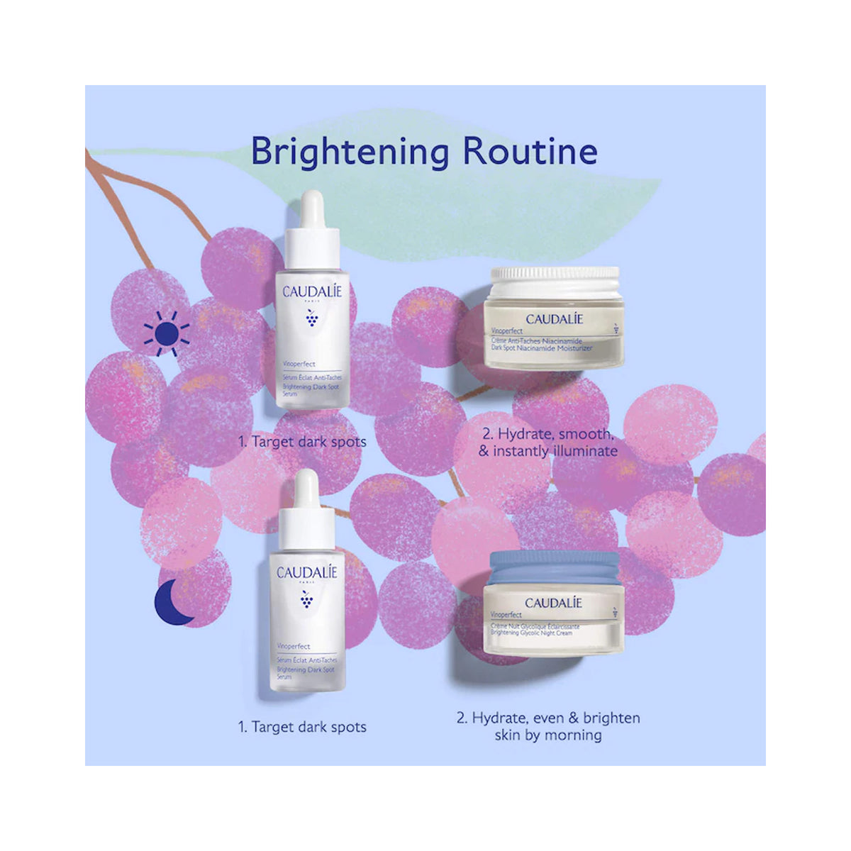 Caudalie VinoPerfect Dark Spot Brightening Routine - Holiday 2026 / SET, image 46214698238102