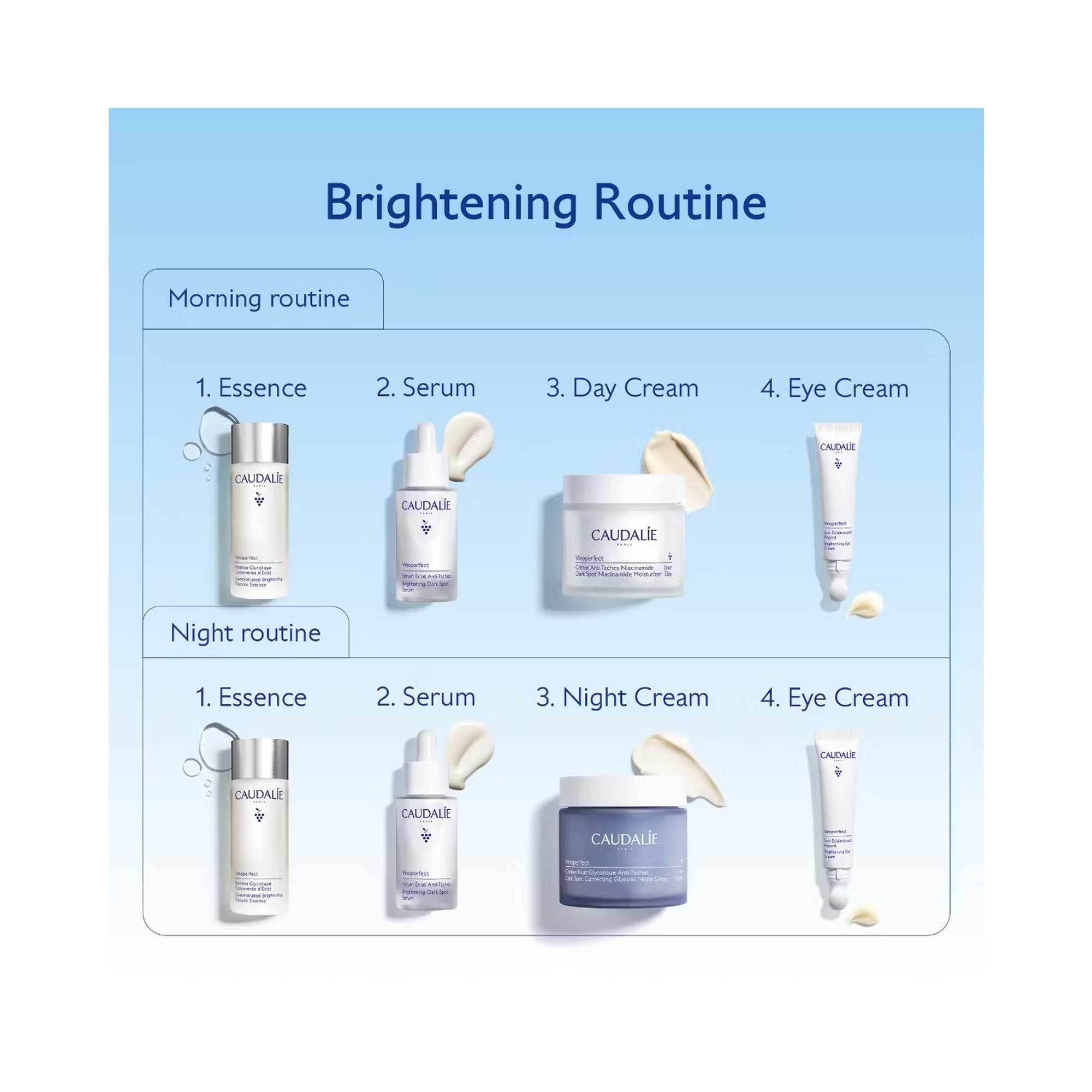 Caudalie Vinoperfect Brightening Routine for Dark Spots & Uneven Skin Tone - HOL25