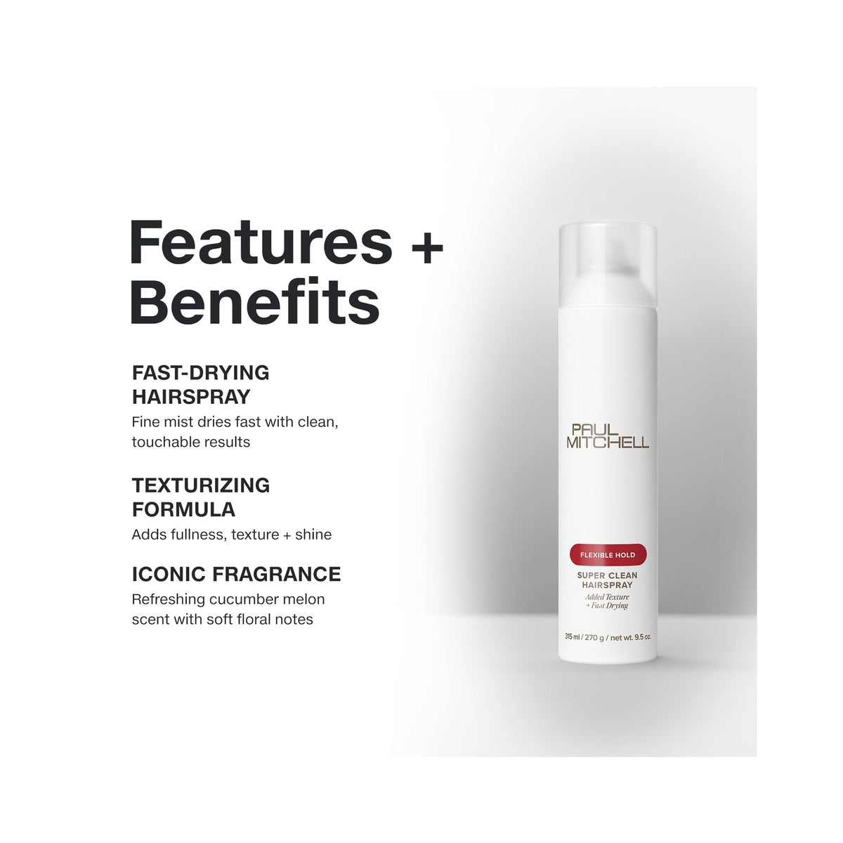 Paul Mitchell Flexible Style Super Clean Spray, image 30974315069590