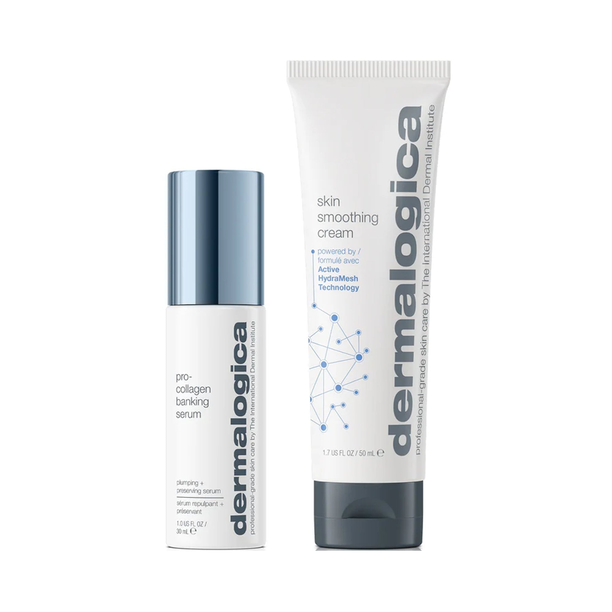 Dermalogica Collagen Preservation Duo (Pro-Collagen Banking Serum 1oz + Skin Smoothing Cream 1.7oz) / DUO