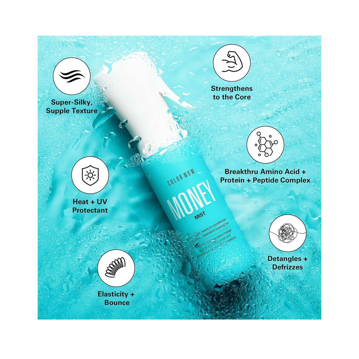 Color Wow Frizz Free + Hydrated Hair Duo (Dream Coat + Money Mist