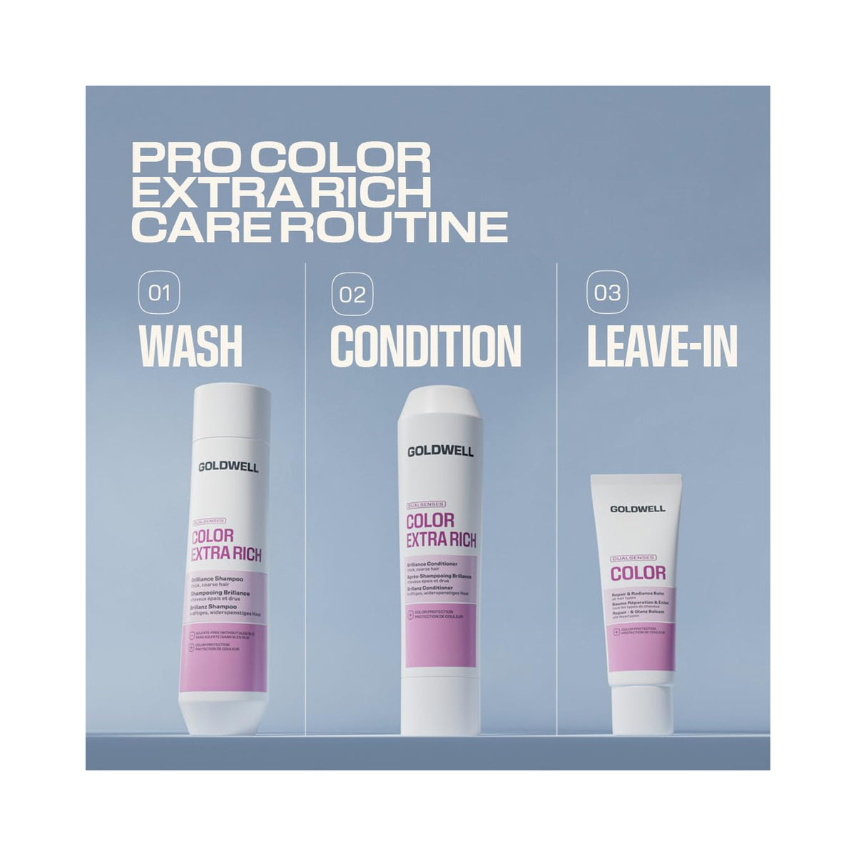Goldwell Dualsenses Color Extra Rich Brilliance Shampoo - 33.8oz / 33.8OZ, image 46156913377430