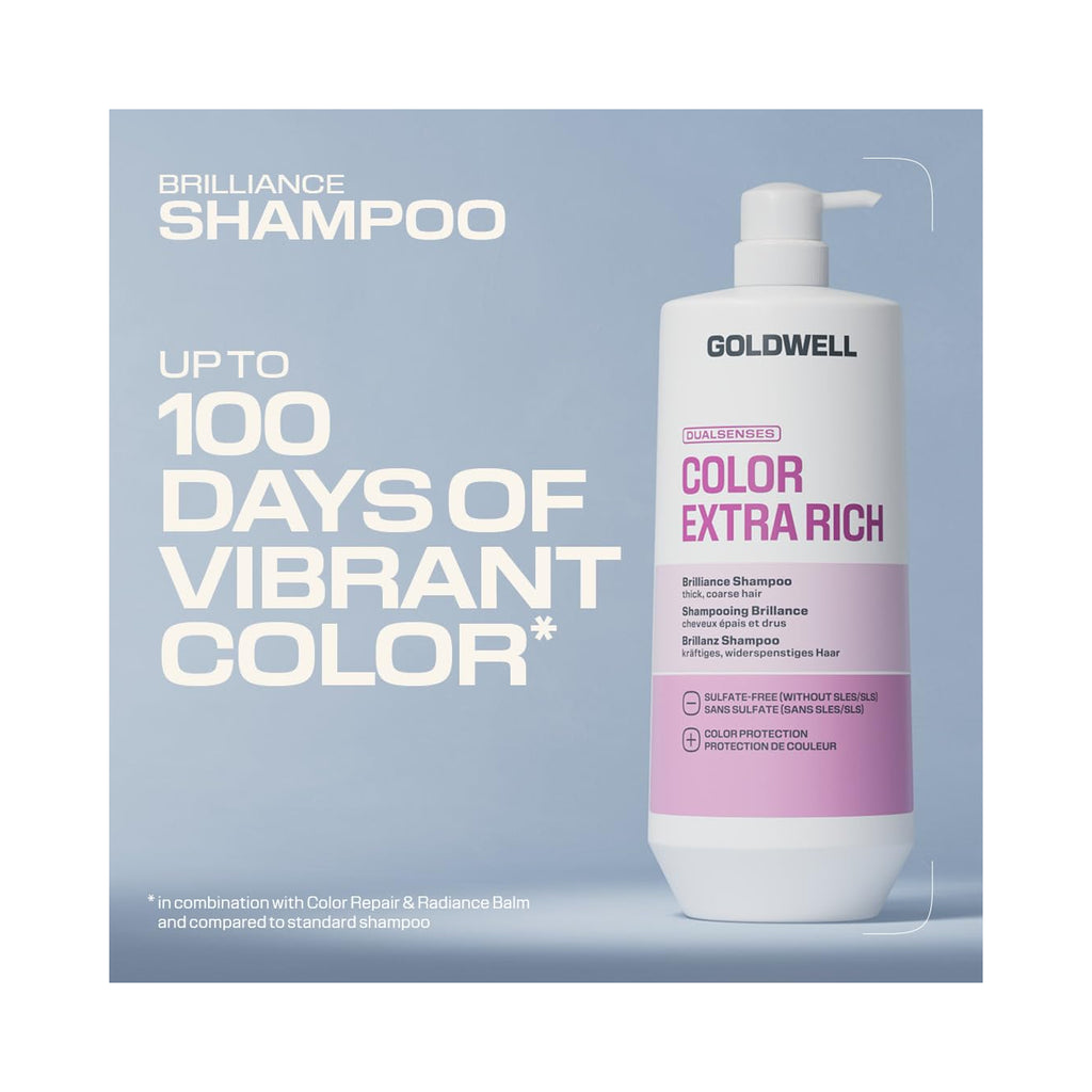 Goldwell Dualsenses Color Extra Rich Brilliance Shampoo - 33.8oz / 33.8OZ thumbnail 3