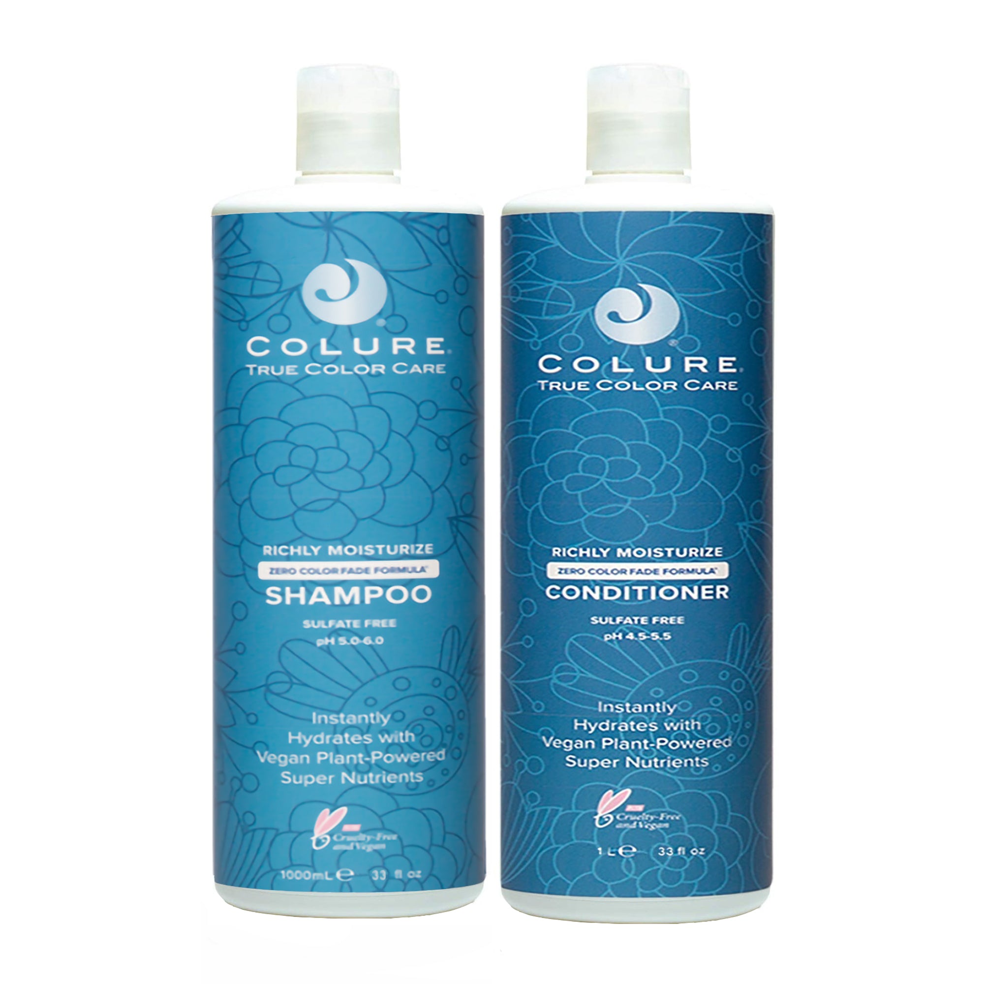 Colure Richly Moisturizing Shampoo and Conditioner Duo 33 oz ($104 Value) / LITER