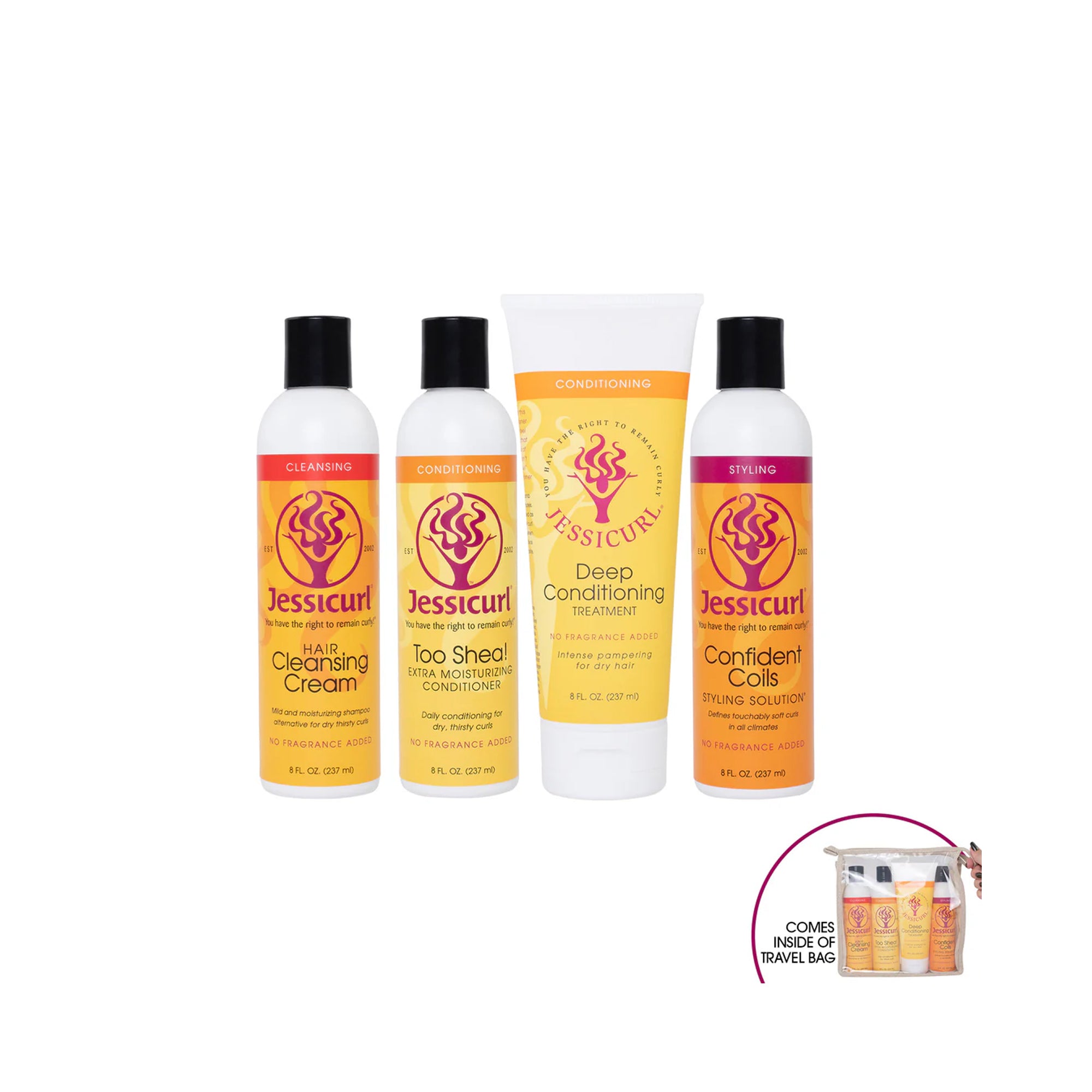 Jessicurl Confidence Collection - Fragrance Free / 8OZ