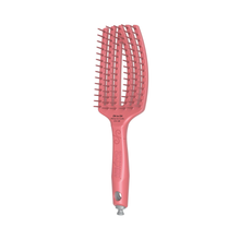 Olivia Garden CurlyHair Single Bristle Vented Brush - Pink / WAVY TO CURLY