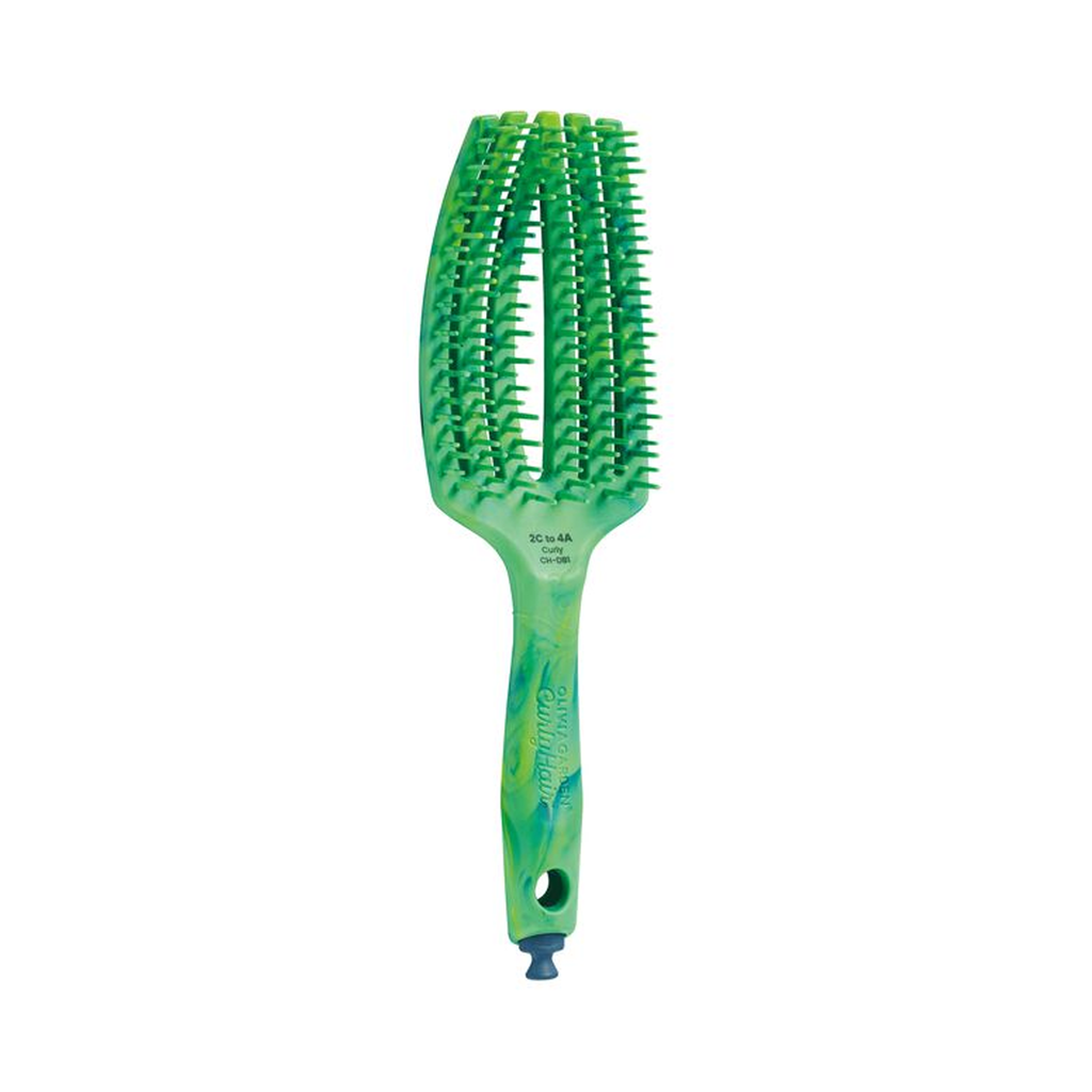 Olivia Garden CurlyHair Splash Dual Bristle Vented Brush - Green / CURLY thumbnail 1