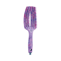 Olivia Garden CurlyHair Splash Single Bristle Vented Brush - Purple / WAVY TO CURLY