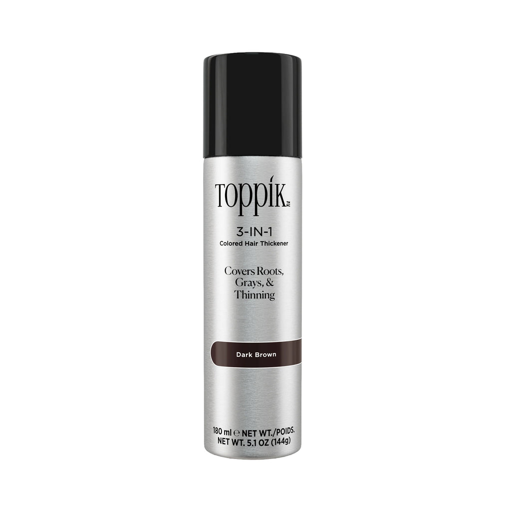 Toppik 3-In-1 Colored Hair Thickener Spray - Dark Brown 5.1oz / Dark Brown thumbnail 1