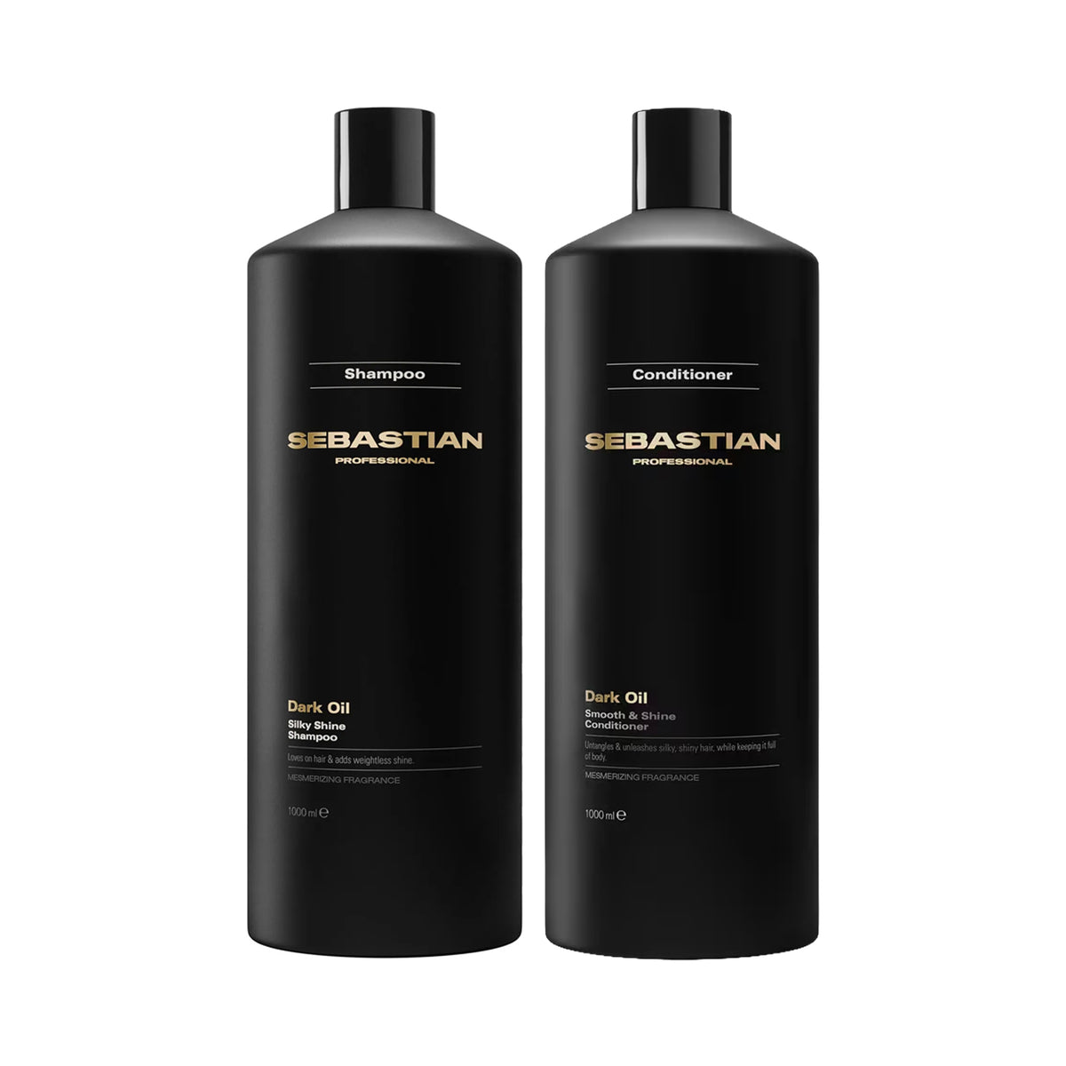 Sebastian Dark Oil Shampoo & Conditioner Liter Duo ($100 Value) / 33.8OZ
