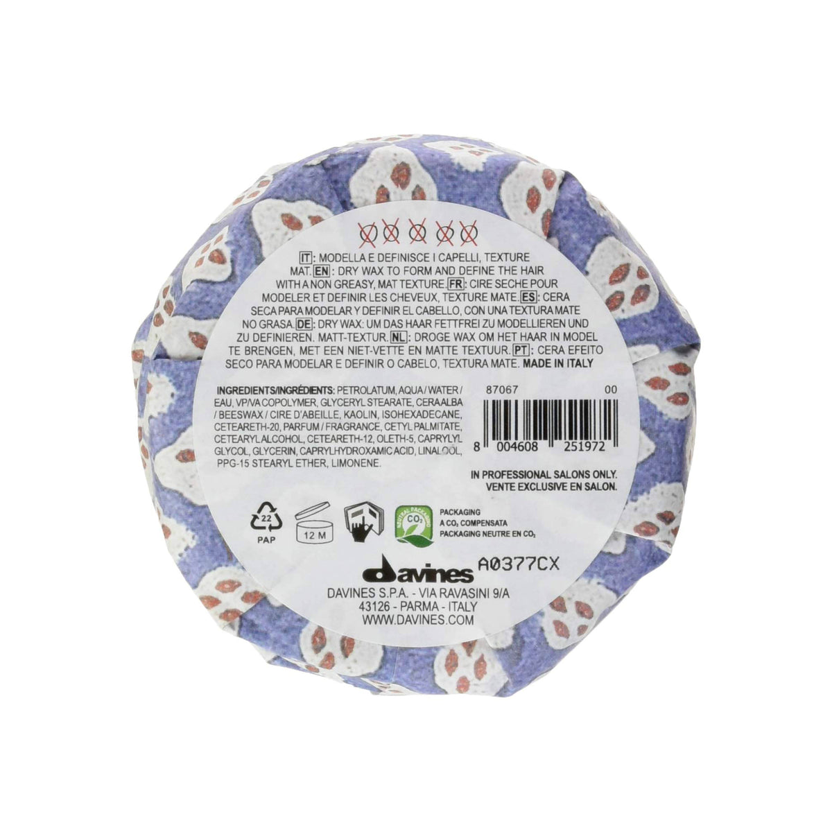 Davines This is A Strong Dry Wax / 75ML, image 27423691571350