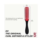 Denman D3 Medium 7 Row Styling Brush Back